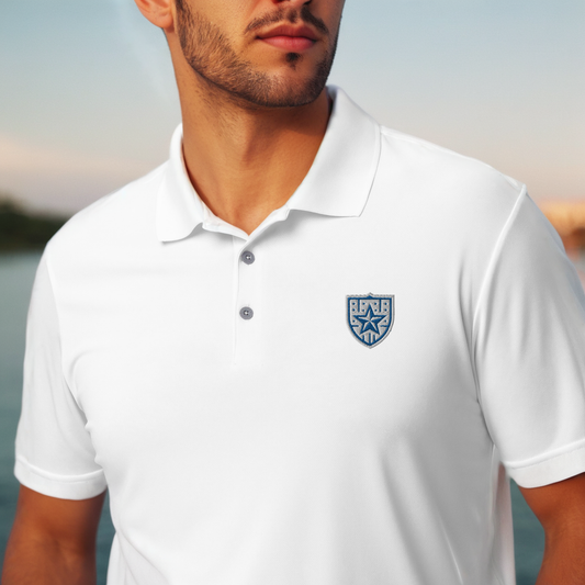 Blue Shield - Gladiator Insignia Collection - adidas performance polo shirt