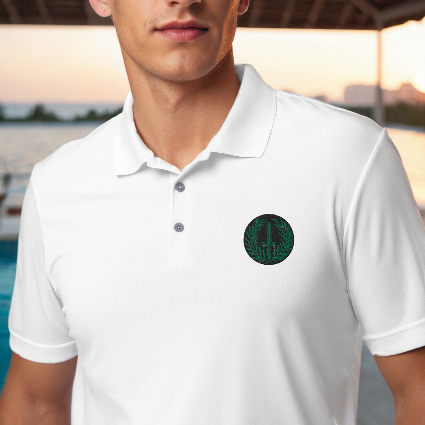 Victory Laurel - Gladiator Insignia Collection - adidas performance polo shirt