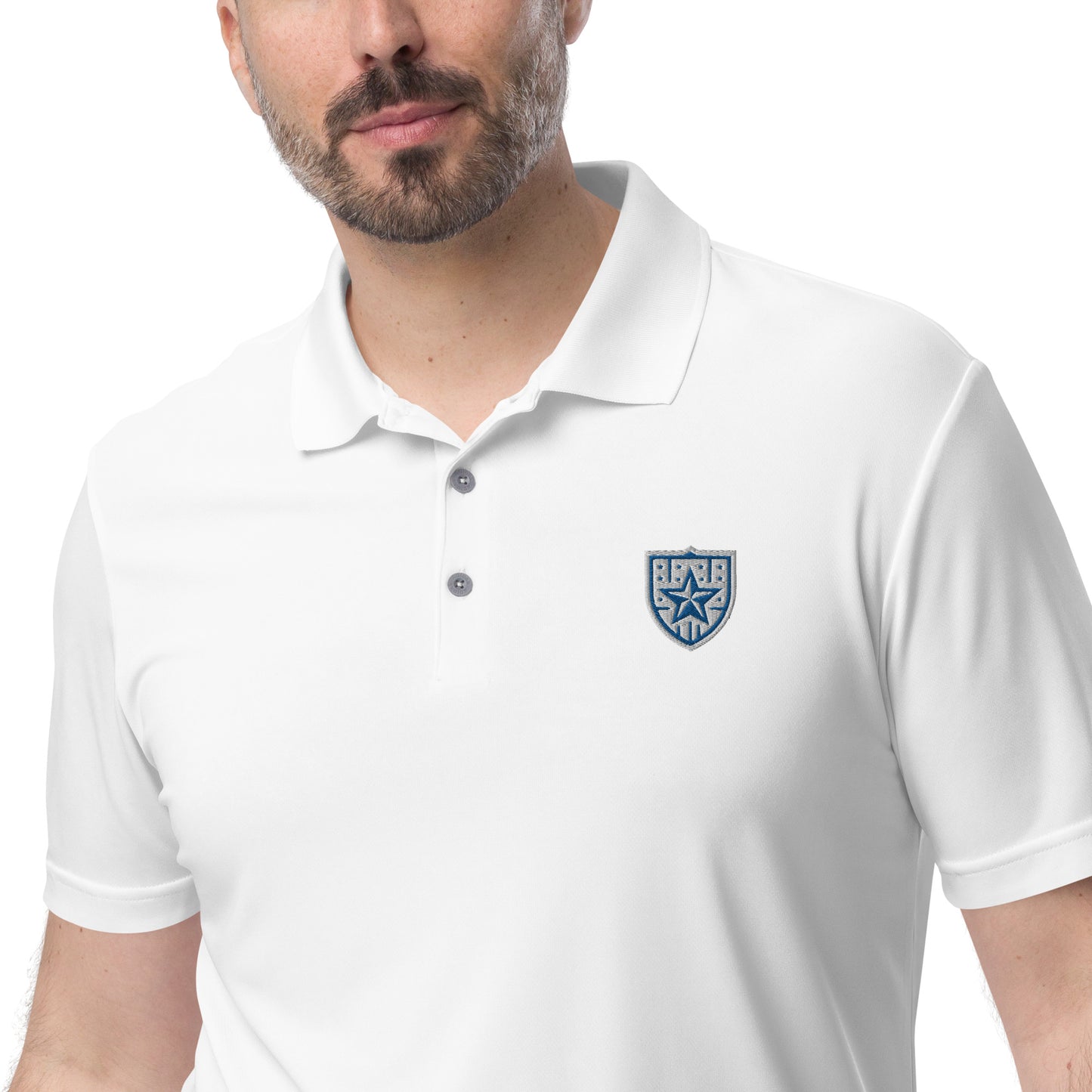 Blue Shield - Gladiator Insignia Collection - adidas performance polo shirt